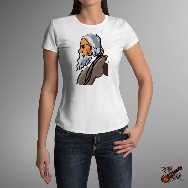 Rabindranath - Illustration - Female - White - #1